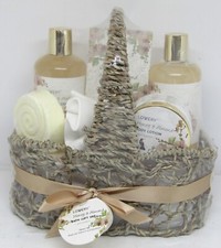 Lovery Honey Almond Scent Bath Set Bubble Bath, Shower Gel, Body Lotion more