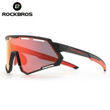 New ROCKBROS Dual Lens Cycling Sunglasses Polarized Glasses Photochromic Goggles