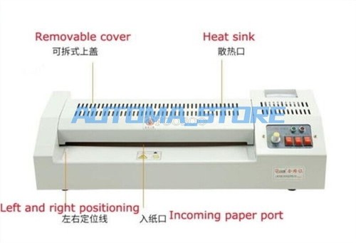 1X A3/A4 Photo Documents Laminator Cold And Hot Laminating Machine 220V ew #AM - Picture 3 of 15