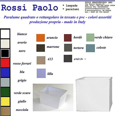 Housoutil Paralume Quadrato in Lino Facile Da Montare Paralumi in Tessuto Di Ricambio Per Lampade Da Da Soffitto Da Tavolo Design Moderno Bianco