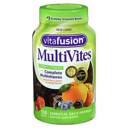 Multivites Gummy Vitamins 150 Each by Vitafusion - Afbeelding 1 van 1