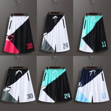 Men's Sport Shorts Basketball Drawstring Running Shorts Quick Dry Casual Shorts