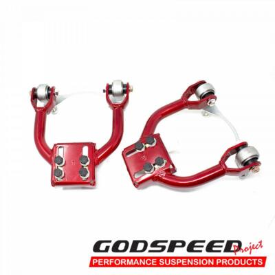 Godspeed Adjustable Camber Front Upper Arm w/ Ball Joints Pair for DEL SOL 93-97