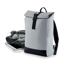 ZAINO RIFLETTENTE  BAGBASE ROLL-TOP BACKPACK URBAN 15 LT BG138 TOP QUALITY 