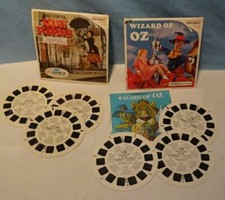 Vintage - VIEWMASTER REEL SETS - MARY POPPINS WIZARD of OZ w ORIG ENVELOPES