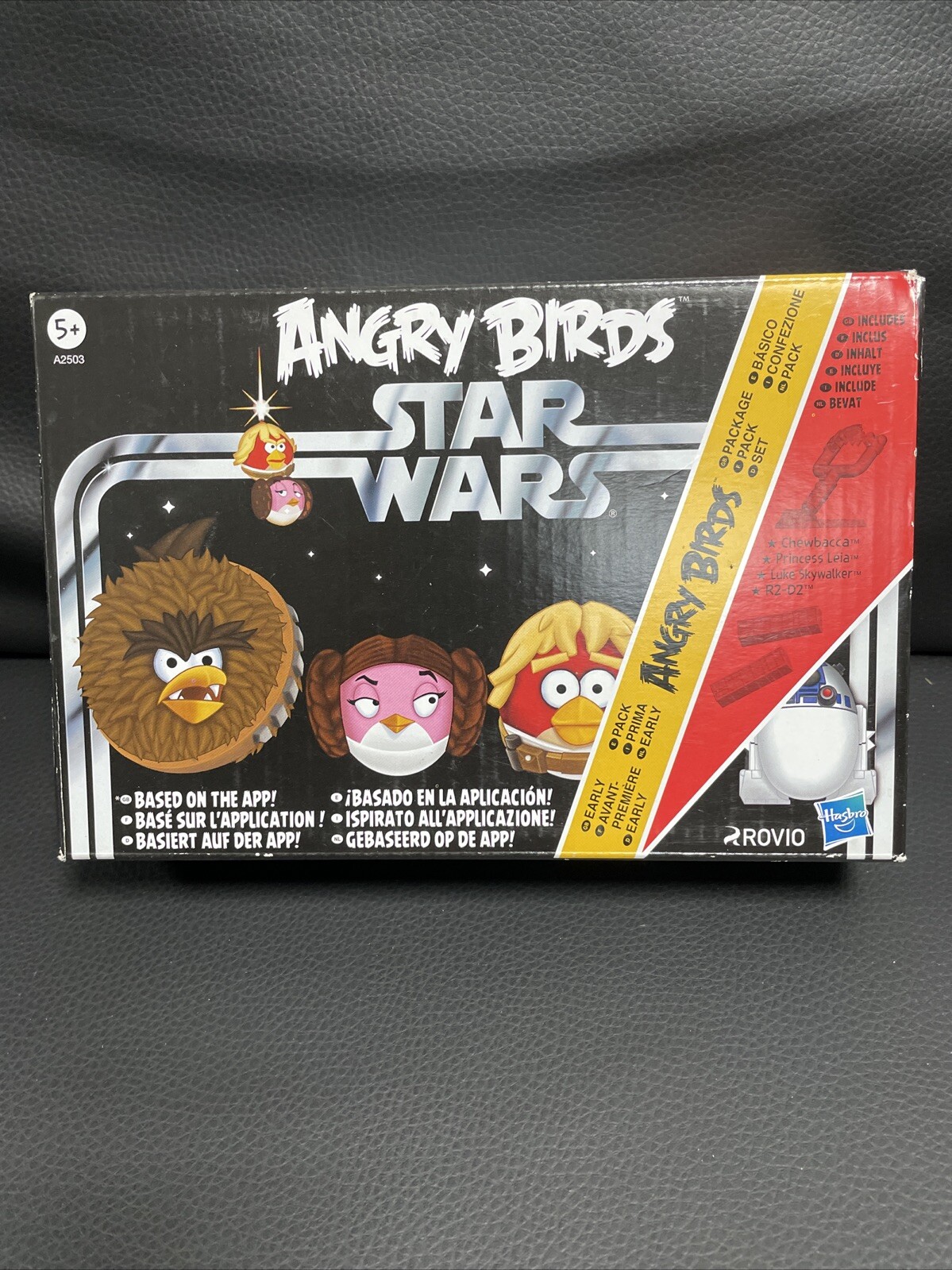 Hasbro Star Wars Angry Birds Pack A2503 New 2012 R2-D2 Chewbacca Leia Skywal