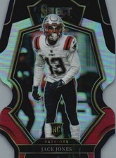 2022 Panini Select #169 Jack Jones Black and Red Prizm Die Cut