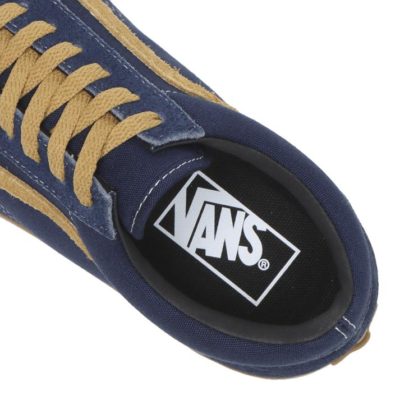 Vans Old Skool Low Cut Navy Gum Brown V36CF GUM Men's Size | eBay