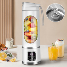 450ml Portable USB Rechargeable Juicer Cup Electric Mixer Blender Smoothie Maker