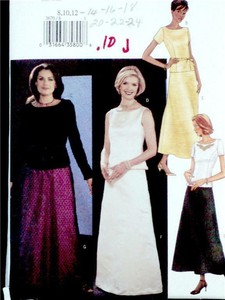 evening skirt and top