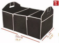 Car Boot Organiser / Trunk Storage Organizer Black Folding Car Boot Organiser / Trunk Storage Organizer Black Folding