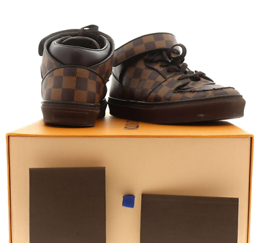 Louis Vuitton Acapulco Damier Ebene Canvas Lace Up Sneaker GO 0151