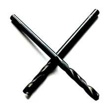 #38 HSS SCREW MACHINE DRILLS W/135 DEG POINT - BLACK - NACHI 563 - 10 PIECES