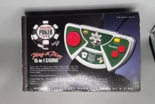 Excalibur WORLD SERIES OF POKER 15 IN 1 Plug n PLAY ( 15 CASINO GAMES ) Handheld