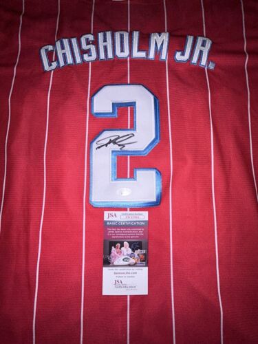 Jazz Chisholm Signed Jersey Miami Marlins City Connect JSA COA - Picture 2 of 3