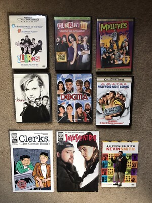 Kevin Smith DVD and comics some Collectors edition and Criterion collection