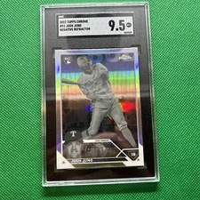 2023 Topps Chrome Josh Jung RC Negative Refractor SGC 9.5
