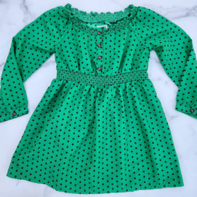 Old Navy girls bright green polka dot dress long sleeve pullover | eBay Old Navy girls bright green polka dot dress long sleeve pullover | eBay