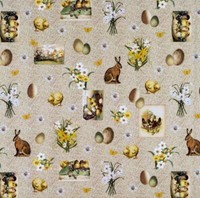 Tischdecke Ostern 85X85 Mitteldecke Baumwolle Osterdekoration Sandner KüKen