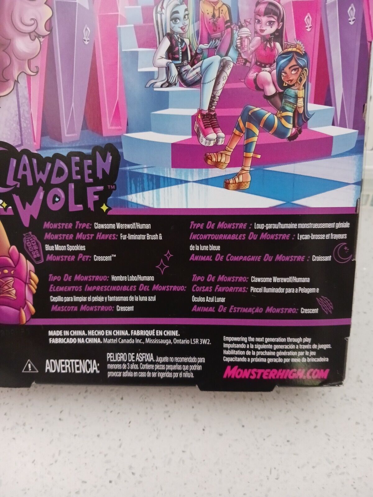 Clawdeen G3 Lacrada - Monster High, Brinquedo Monster High Nunca Usado  81319888