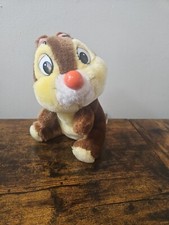 Vintage Disney Plush Toy Dale Chipmunk 80s Chip & Dale Walt Disney World 9"