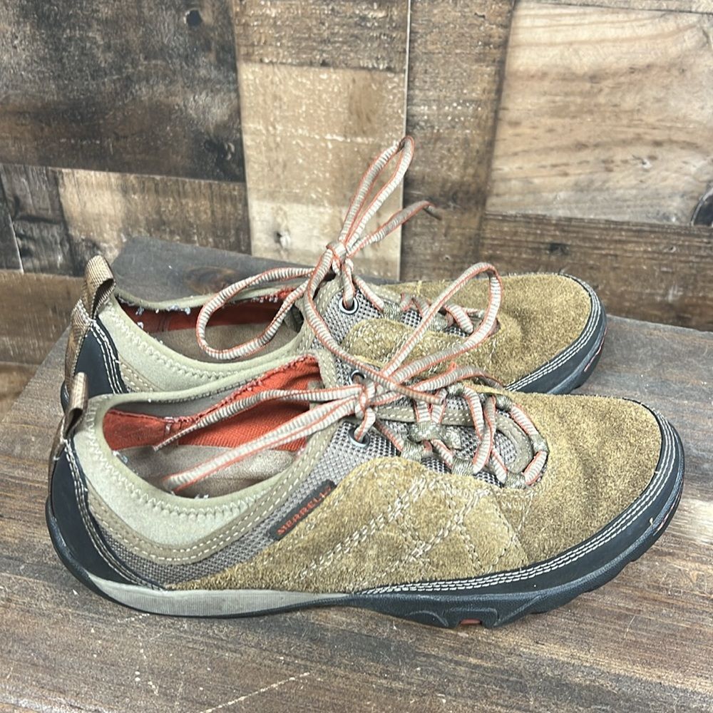 MERRELL Kangaroo Mimosa scarpe da trekking in pelle glee da donna taglia 7