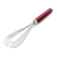 Kitchenaid Hochwertiger Schneebesen Tellerbesen RüHrbesen Edelstahl Flach Rot