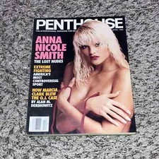 Penthouse Magazine April 1996 Anna Nicole Smith The Lost Nudes