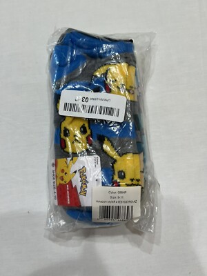 Pokémon Boys 5 Pack No Show Socks Size 9-11