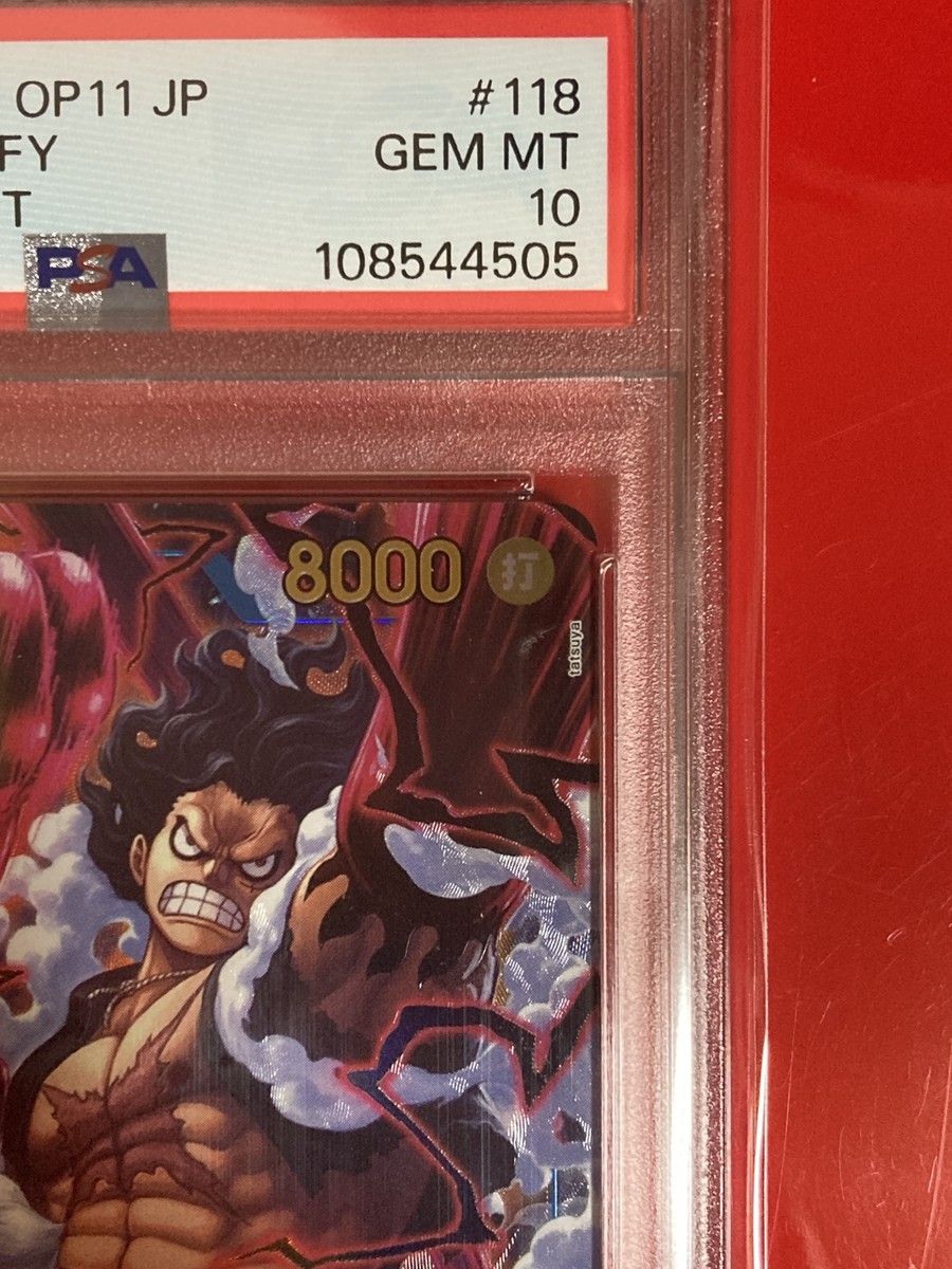 2025 PSA 10 Monkey D Luffy OP11-118 SEC Parallel ONE PIECE