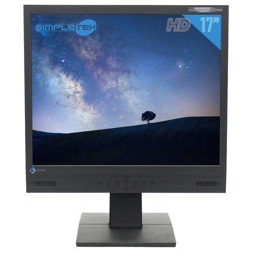 Eizo M1700 17" 5:4 4:3 Schermo Lcd Monitor Display Quadrato Cassa Ricondizionato