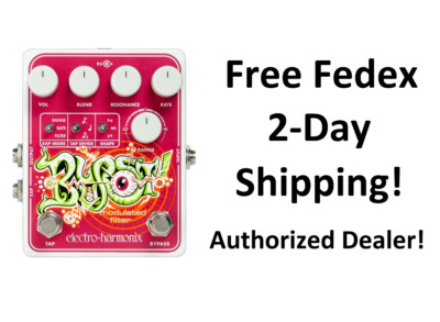New Electro-Harmonix EHX Blurst Modulated Filter Guitar Effects Pedal