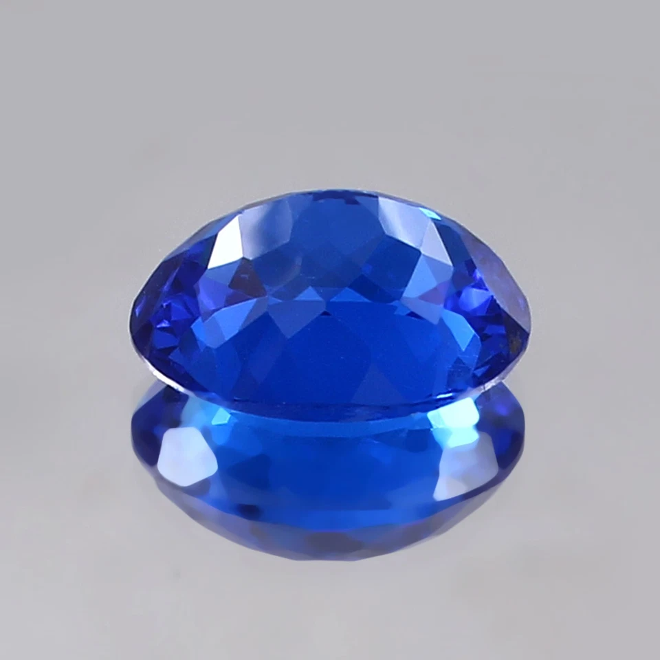 AAA Natürlich Ceylon Kornblumen Blau Spinell Lose Edelstein Oval Schliff 12x9 MM - Bild 4 von 4