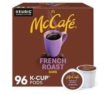 McCafe French Roast Keurig K-Cup Single Serve Coffee Pods (96 Count) Dark Roast