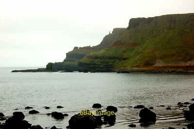 Photo 12x8 Antrim Coast - Giant's Causeway - Cliffs along East Side of Port Noff
