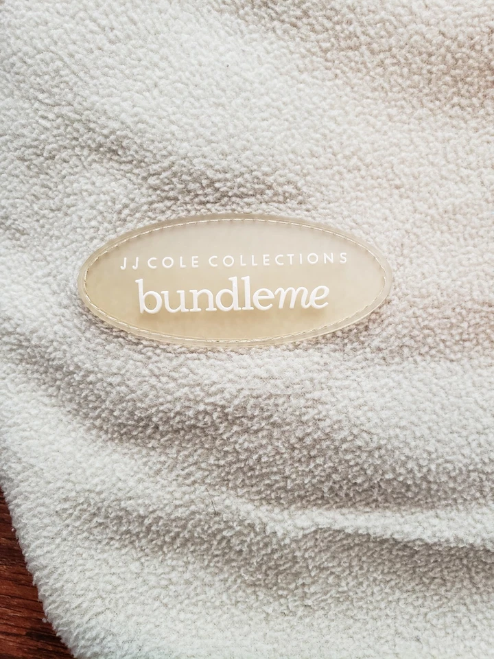 JJ Cole Collections Bundle Me Fleece Car Seat Carrier Cover Green Sage & Ivory - Image 4 of 4