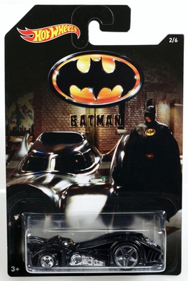 Hot Wheels Batmobile Batman Returns Series - DFK70 New NRFP 2014 Black 1:64