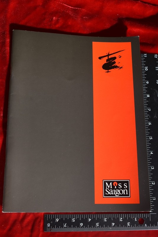 MISS SAIGON Original LONDON cast Musical BROADWAY Souvenir Program Book