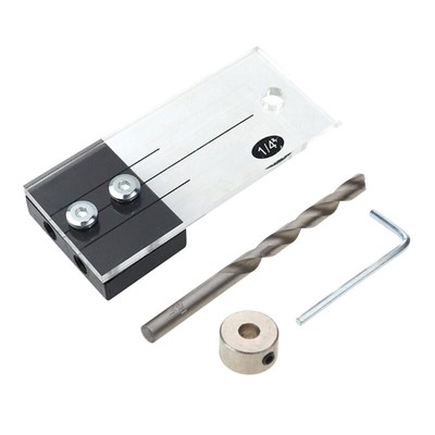 Woodworking Hole Locator Acrylic Jig for Accurate and Efficient Drilling