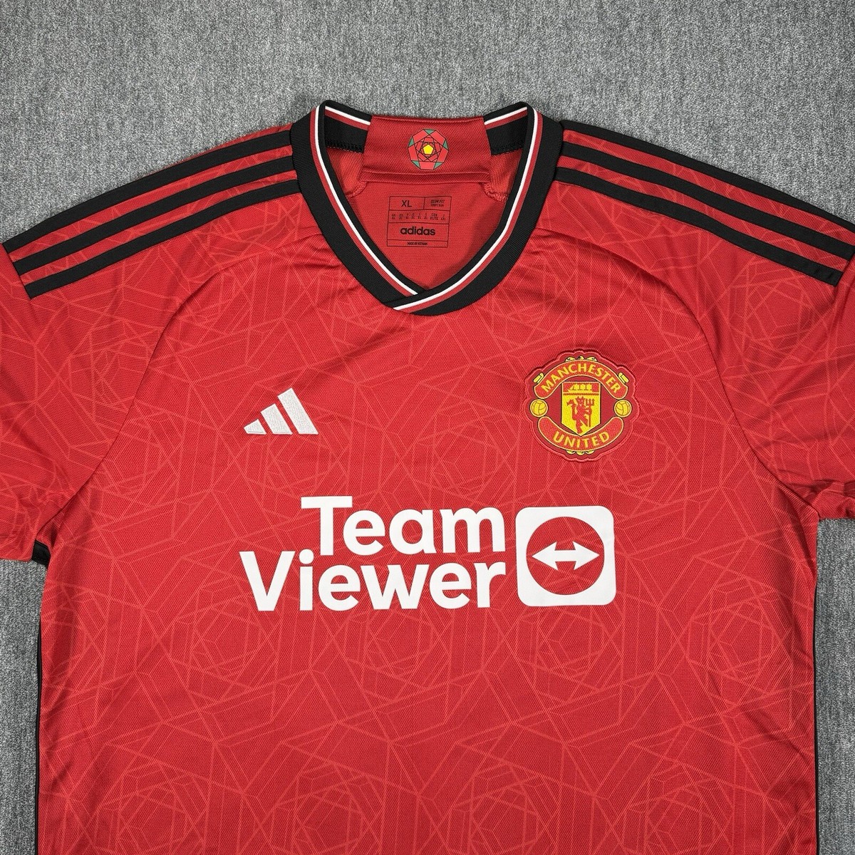Adidas Manchester United 23/24 Home Jersey Red IP1726 Soccer Men's
