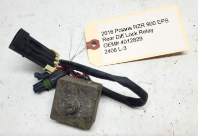 2016 POLARIS RZR 900 EPS REAR DIFF LOCK RELAY OEM#4012829 2406(L-3)