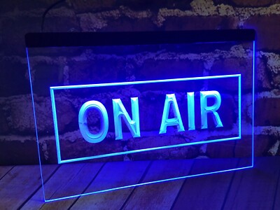 On Air Studio 3D Signs LED Neon Light Sign Wall Plate