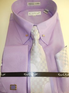 purple collared dress