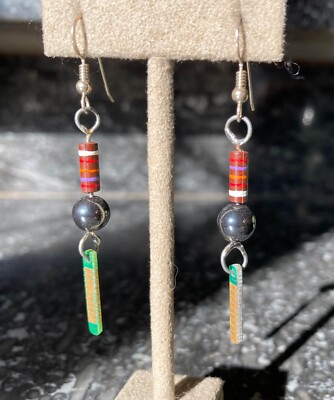 Earrings Modern Relics Handmade Resistor Malachite Circuit Board