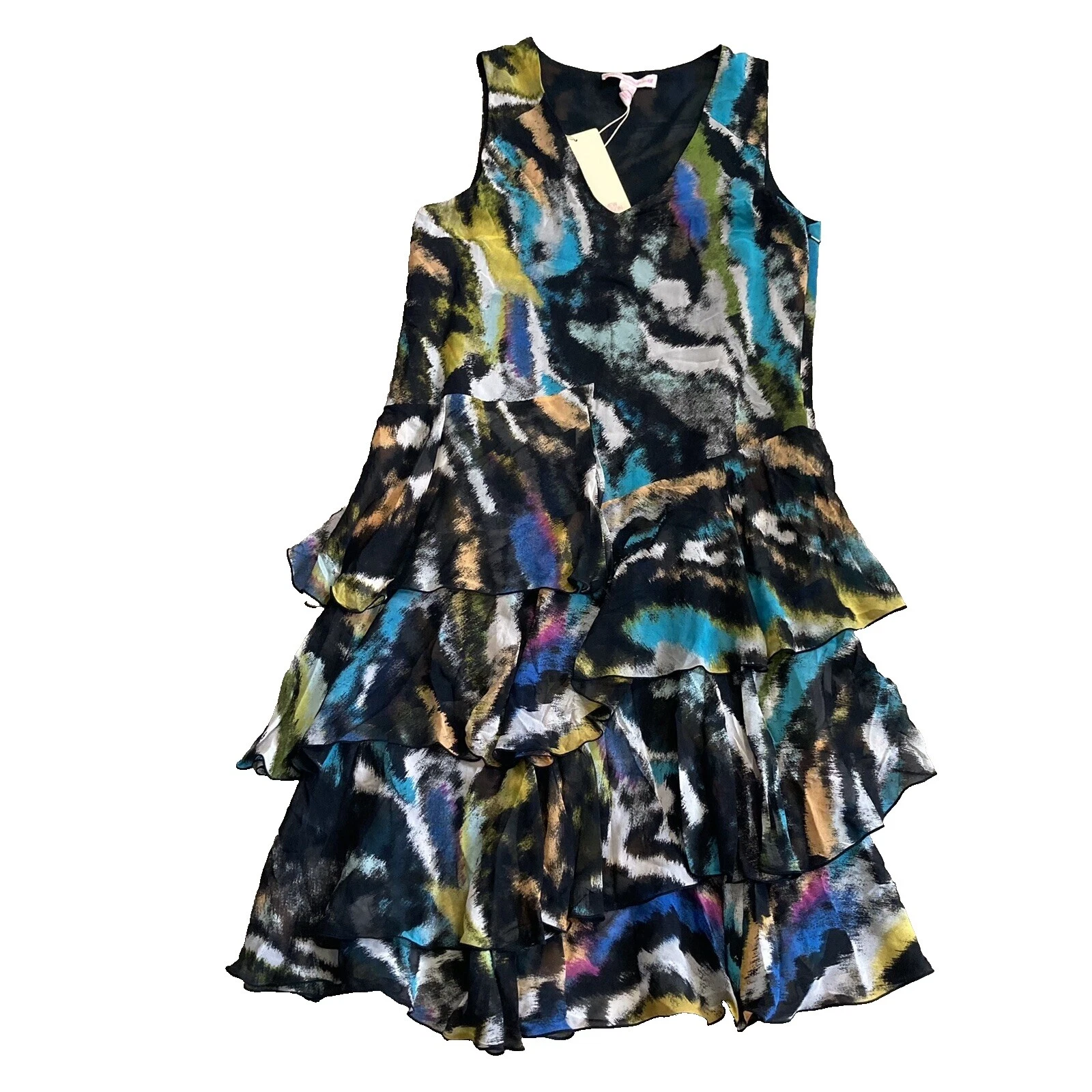 Matthew Williamson 丝绸几何女士连衣裙