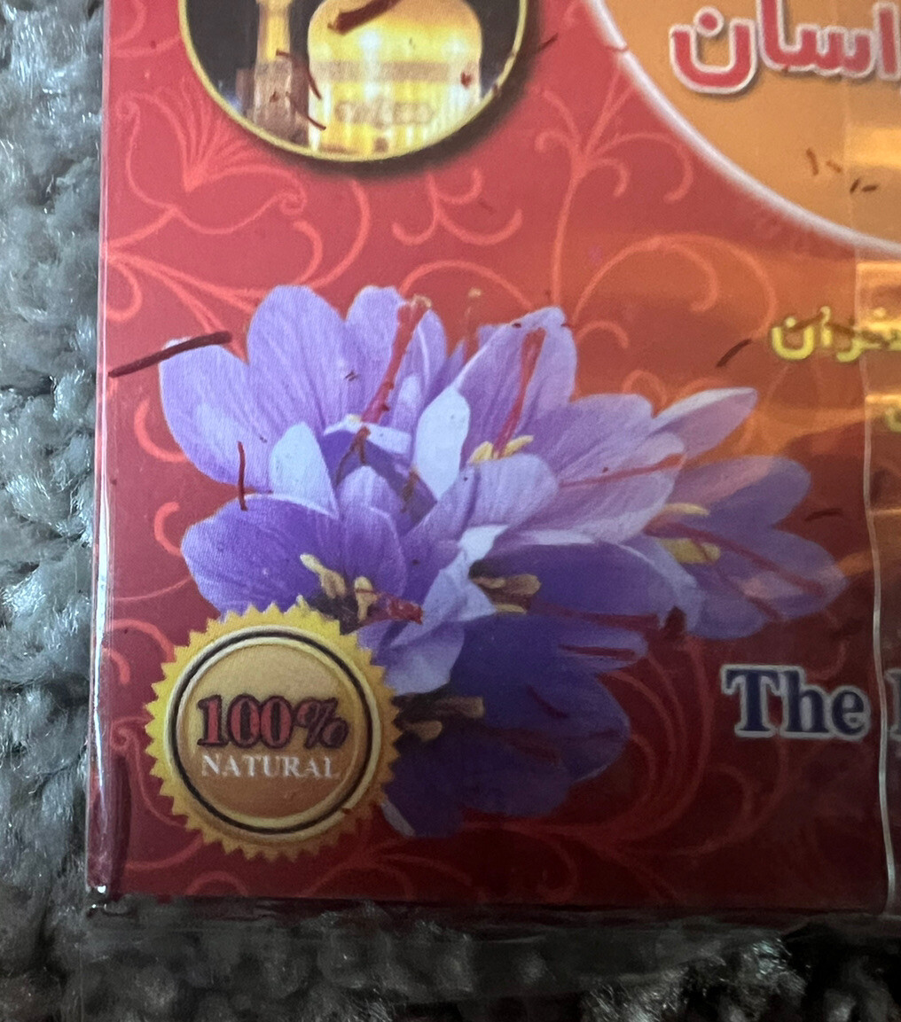 Saffron, %100 Natural, All-Red Super Negin. 4 grams