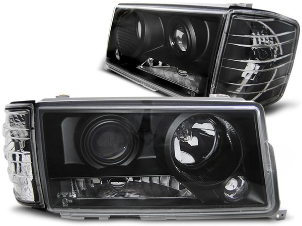 Scheinwerfer Paar Mercedes 190 W201 82-93 Design Schwarz-image