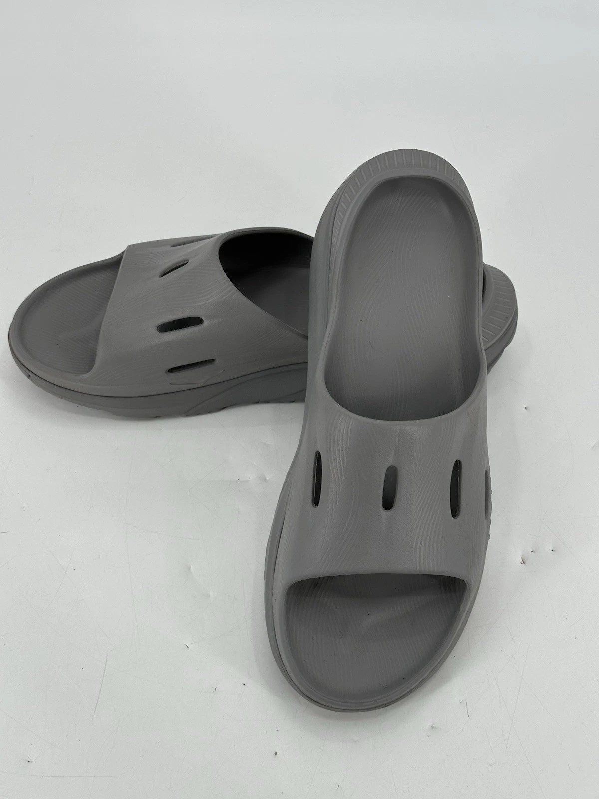 HOKA ONE ONE HOKA ORA Recupero 3 Scivoli Slip On Grigio EVA Comfort Casual Uomo Tg 12