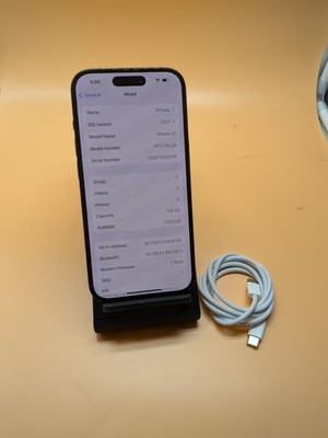 Apple iPhone 15 - 128 GB - Black (Unlocked) for sale online | eBay