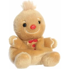 Aurora World Plush - Festive Palm Pals - GINO GINGERBREAD MAN (5 inch) - New